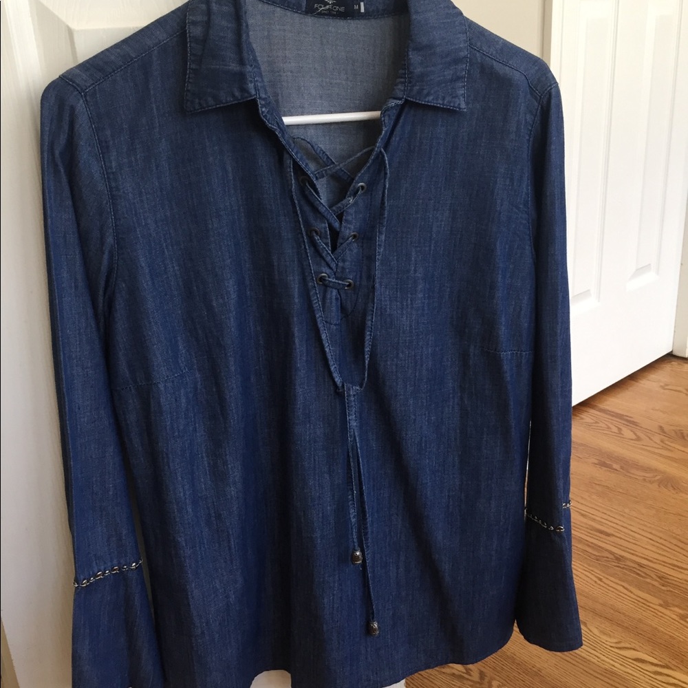 Jean Top! Never worn